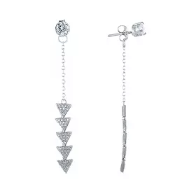 Серьги-пусеты из серебра CAE1845_SR_001_WG