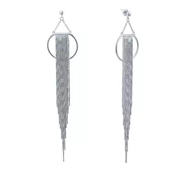 Серьги-пусеты из серебра CYZE976_SR_WG