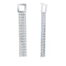 Серьги-пусеты из серебра CYZS213E_SR_WG