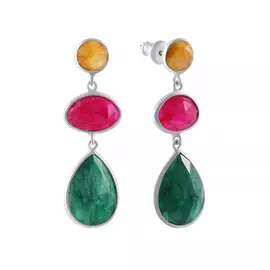 Серьги-пусеты из серебра ER-51313_SR_WG