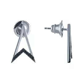 Серьги-пусеты из серебра MT1384-S314M1A_SR_001_WG