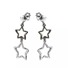 Серьги-пусеты из серебра OR9699-RdRt