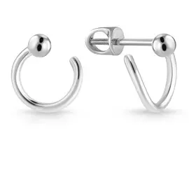 Серьги-пусеты из серебра S86610073000