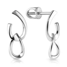 Серьги-пусеты из серебра S86610080000