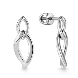 Серьги-пусеты из серебра S86610081000