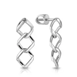 Серьги-пусеты из серебра S86610082000