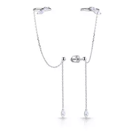 Серьги-пусеты из серебра S86611179000