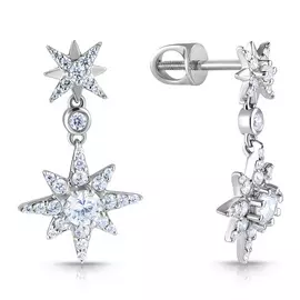 Серьги-пусеты из серебра S86611184000