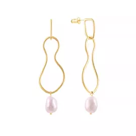 Серьги-пусеты из серебра SAE5553_SR_YG