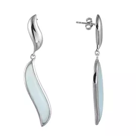 Серьги-пусеты из серебра SE0431_US_004_WG