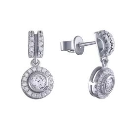 Серьги-пусеты из серебра SE32148AN1_001_WG