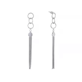 Серьги-пусеты из серебра TDE2159X_SR_WG