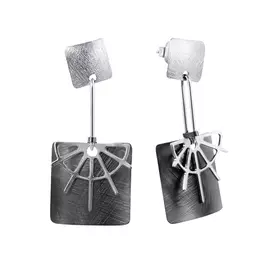 Серьги-пусеты из серебра VAG1086A_SR_WG