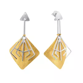 Серьги-пусеты из серебра VAG1092A_SR_WJ