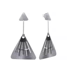 Серьги-пусеты из серебра VAG1095A_SR_WG