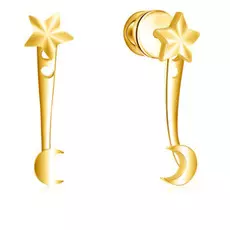 Серьги-пусеты из желтого золота 56310095000