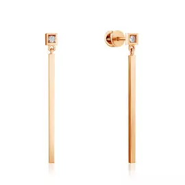 Серьги-пусеты из золота 16519019000