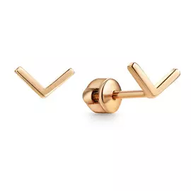 Серьги-пусеты из золота 16610393000