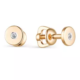 Серьги-пусеты из золота 23647-100