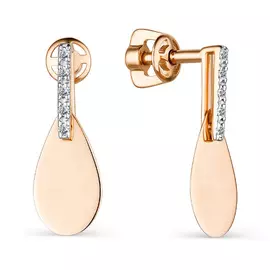 Серьги-пусеты из золота 23965-100