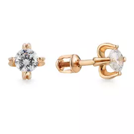 Серьги-пусеты из золота Ф7157-37-0009