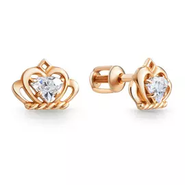 Серьги-пусеты из золота Ф7157-37-0032