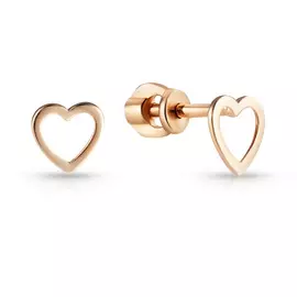 Серьги-пусеты детские из золота 16610164000