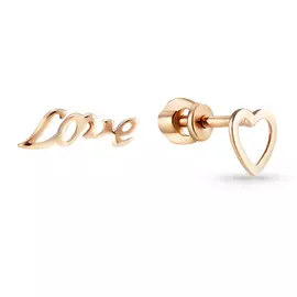 Серьги-пусеты детские из золота 16610167000