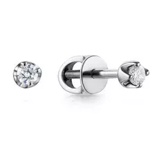 Серьги-пуссеты детские из золота 66319032000