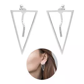 Серьги-пуссеты из серебра 0301860-0001000102