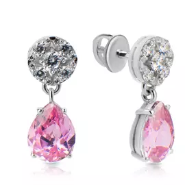 Серьги-пуссеты из серебра 1024SL02