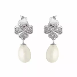 Серьги-пуссеты из серебра 1700326-1-0001820102