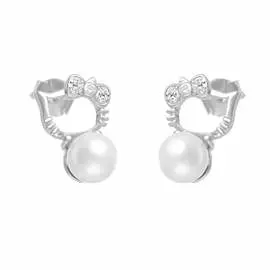 Серьги-пуссеты из серебра 171322-1-0001820102