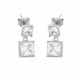 Серьги-пуссеты из серебра 1721E24-0001000102