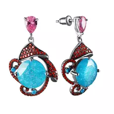 Серьги-пуссеты из серебра 180351_SR_US_001_WG