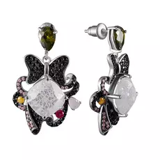 Серьги-пуссеты из серебра 181419_SR_US_001_WG