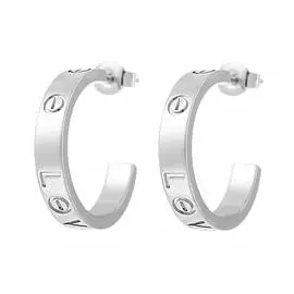 Серьги-пуссеты из серебра 181824-1-0001000002