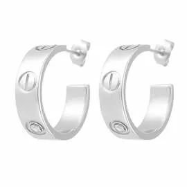 Серьги-пуссеты из серебра 181827-1-0001000102