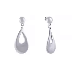 Серьги-пуссеты из серебра 24495E_SR_WG