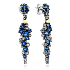 Серьги-пуссеты из серебра 5SFM002E