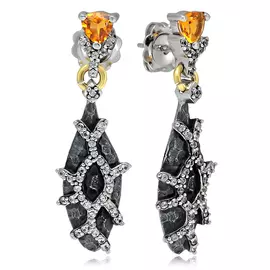 Серьги-пуссеты из серебра 5SVG006E