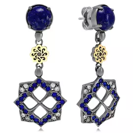 Серьги-пуссеты из серебра 7ALH011E