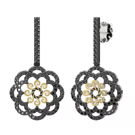 Серьги-пуссеты из серебра 7BHM1038E