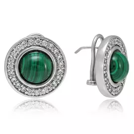 Серьги-пуссеты из серебра 7ESP011E