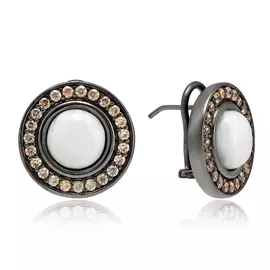 Серьги-пуссеты из серебра 7ESP081E