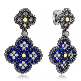 Серьги-пуссеты из серебра 7PRI014E