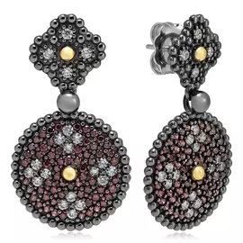 Серьги-пуссеты из серебра 7PRI022E