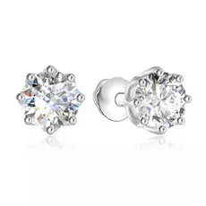 Серьги-пуссеты из серебра 89020024