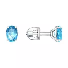 Серьги-пуссеты из серебра 92021090