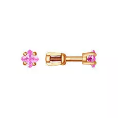 Серьги-пуссеты из серебра 93020053